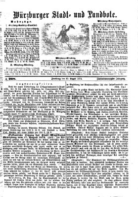 Würzburger Stadt- und Landbote Freitag 30. August 1872