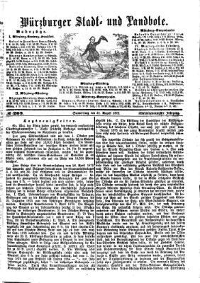 Würzburger Stadt- und Landbote Samstag 31. August 1872