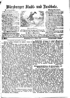 Würzburger Stadt- und Landbote Samstag 19. Oktober 1872