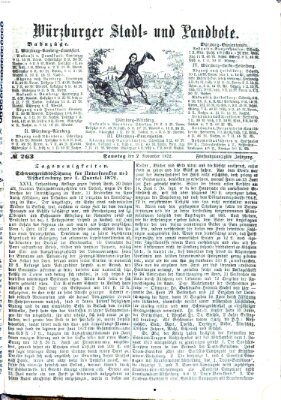 Würzburger Stadt- und Landbote Samstag 2. November 1872