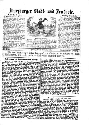 Würzburger Stadt- und Landbote Freitag 22. November 1872