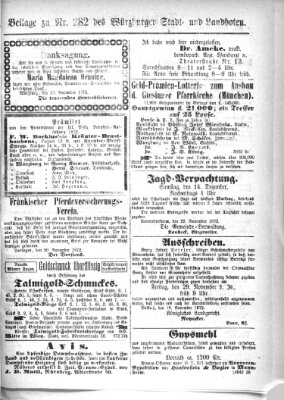 Würzburger Stadt- und Landbote Montag 25. November 1872