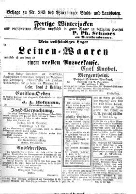 Würzburger Stadt- und Landbote Dienstag 26. November 1872