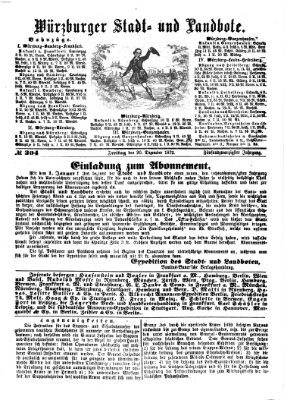 Würzburger Stadt- und Landbote Freitag 20. Dezember 1872