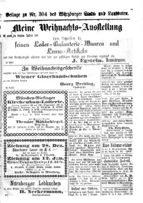 Würzburger Stadt- und Landbote Freitag 20. Dezember 1872