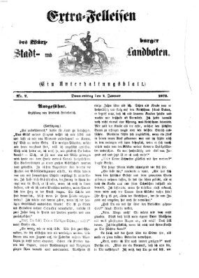 Extra-Felleisen (Würzburger Stadt- und Landbote) Donnerstag 4. Januar 1872