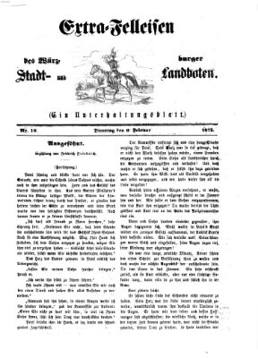 Extra-Felleisen (Würzburger Stadt- und Landbote) Dienstag 6. Februar 1872