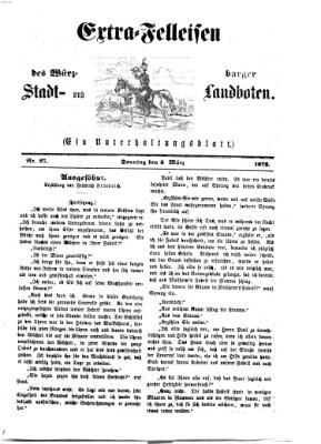 Extra-Felleisen (Würzburger Stadt- und Landbote) Samstag 2. März 1872