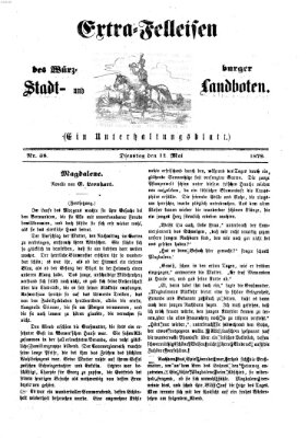 Extra-Felleisen (Würzburger Stadt- und Landbote) Dienstag 14. Mai 1872