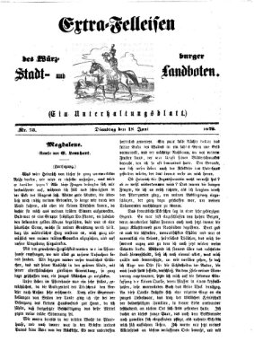 Extra-Felleisen (Würzburger Stadt- und Landbote) Dienstag 18. Juni 1872