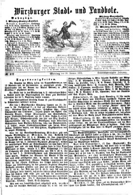 Würzburger Stadt- und Landbote Montag 20. Januar 1873