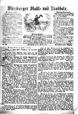 Würzburger Stadt- und Landbote Mittwoch 22. Januar 1873