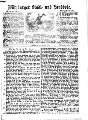 Würzburger Stadt- und Landbote Freitag 24. Januar 1873