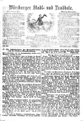 Würzburger Stadt- und Landbote Samstag 25. Januar 1873