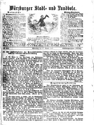 Würzburger Stadt- und Landbote Montag 27. Januar 1873