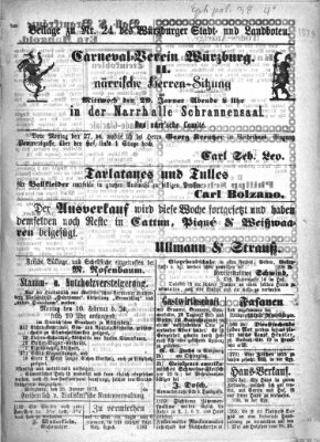 Würzburger Stadt- und Landbote Dienstag 28. Januar 1873