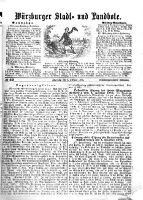 Würzburger Stadt- und Landbote Freitag 7. Februar 1873