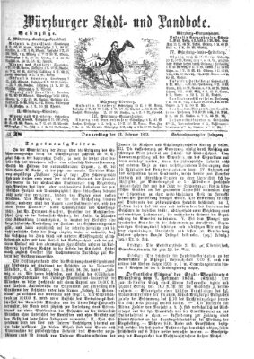 Würzburger Stadt- und Landbote Donnerstag 13. Februar 1873