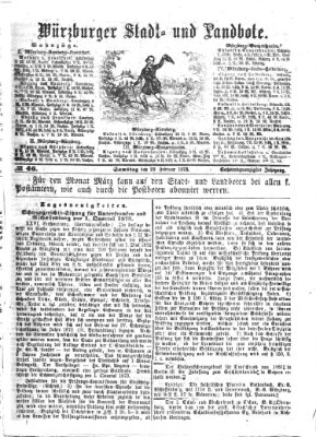 Würzburger Stadt- und Landbote Samstag 22. Februar 1873