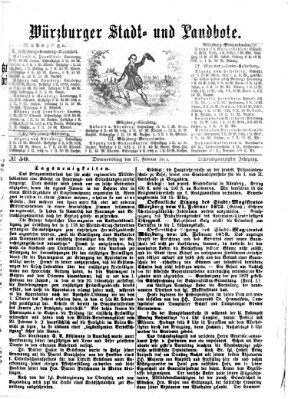 Würzburger Stadt- und Landbote Donnerstag 27. Februar 1873