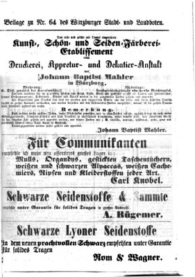 Würzburger Stadt- und Landbote Samstag 15. März 1873
