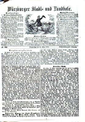 Würzburger Stadt- und Landbote Dienstag 25. März 1873