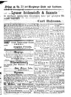 Würzburger Stadt- und Landbote Dienstag 25. März 1873