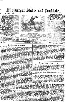 Würzburger Stadt- und Landbote Donnerstag 3. April 1873