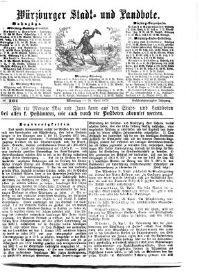 Würzburger Stadt- und Landbote Montag 28. April 1873