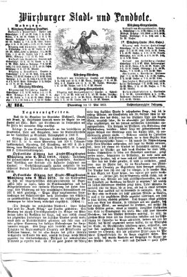 Würzburger Stadt- und Landbote Dienstag 13. Mai 1873