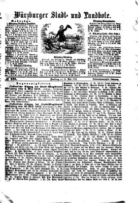 Würzburger Stadt- und Landbote Freitag 16. Mai 1873