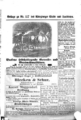 Würzburger Stadt- und Landbote Freitag 16. Mai 1873