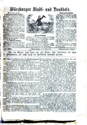 Würzburger Stadt- und Landbote Donnerstag 22. Mai 1873