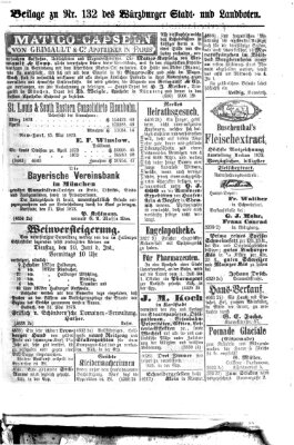 Würzburger Stadt- und Landbote Dienstag 3. Juni 1873