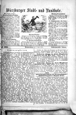 Würzburger Stadt- und Landbote Donnerstag 5. Juni 1873