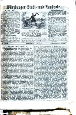 Würzburger Stadt- und Landbote Samstag 7. Juni 1873