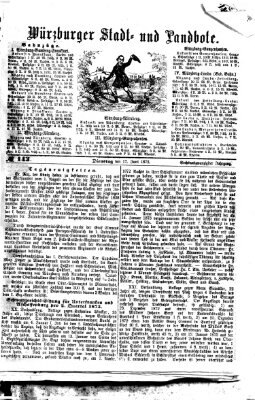 Würzburger Stadt- und Landbote Dienstag 17. Juni 1873