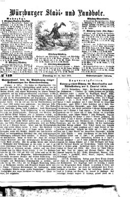 Würzburger Stadt- und Landbote Dienstag 24. Juni 1873