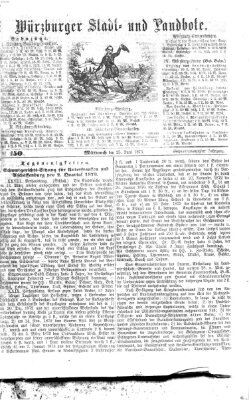 Würzburger Stadt- und Landbote Mittwoch 25. Juni 1873