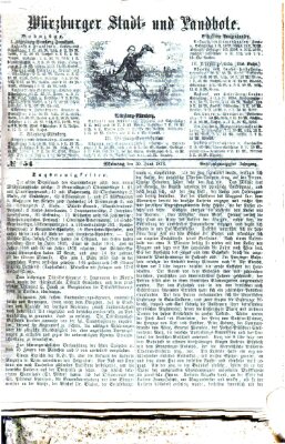 Würzburger Stadt- und Landbote Montag 30. Juni 1873