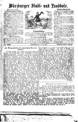 Würzburger Stadt- und Landbote Dienstag 1. Juli 1873