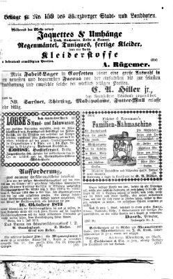 Würzburger Stadt- und Landbote Samstag 5. Juli 1873