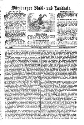 Würzburger Stadt- und Landbote Mittwoch 6. August 1873