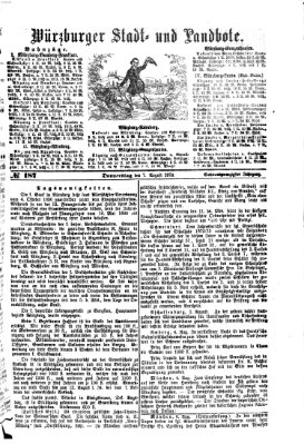 Würzburger Stadt- und Landbote Donnerstag 7. August 1873
