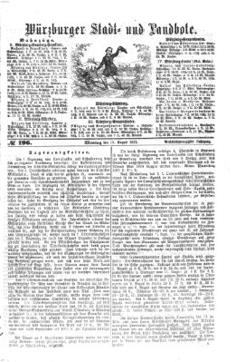 Würzburger Stadt- und Landbote Montag 18. August 1873