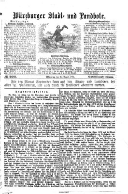 Würzburger Stadt- und Landbote Montag 25. August 1873