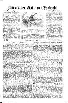 Würzburger Stadt- und Landbote Dienstag 26. August 1873