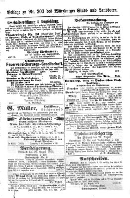 Würzburger Stadt- und Landbote Dienstag 26. August 1873