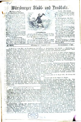 Würzburger Stadt- und Landbote Montag 1. September 1873