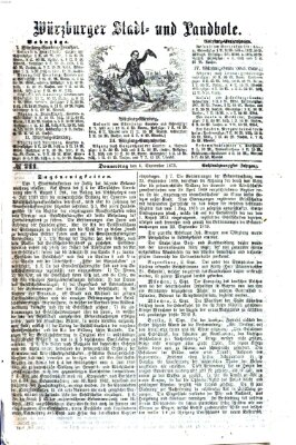 Würzburger Stadt- und Landbote Donnerstag 4. September 1873